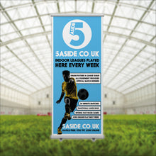 Load image into Gallery viewer, SALE - LL 5aside.co.uk Pop Up Banner 8ft x 3ft