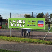 Load image into Gallery viewer, SALE - Hockey Leagues Banner 8ft x 2ft