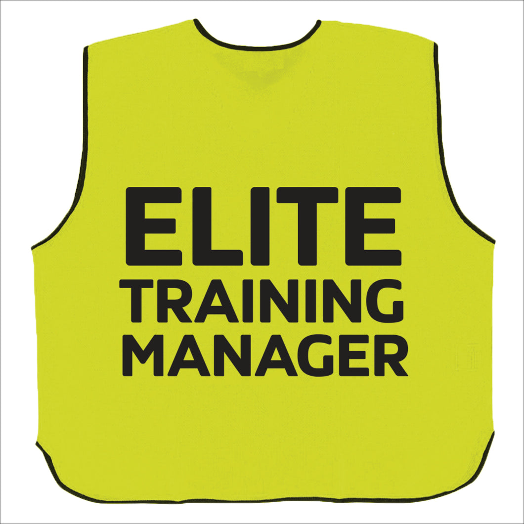 Elite Training Manager Bib