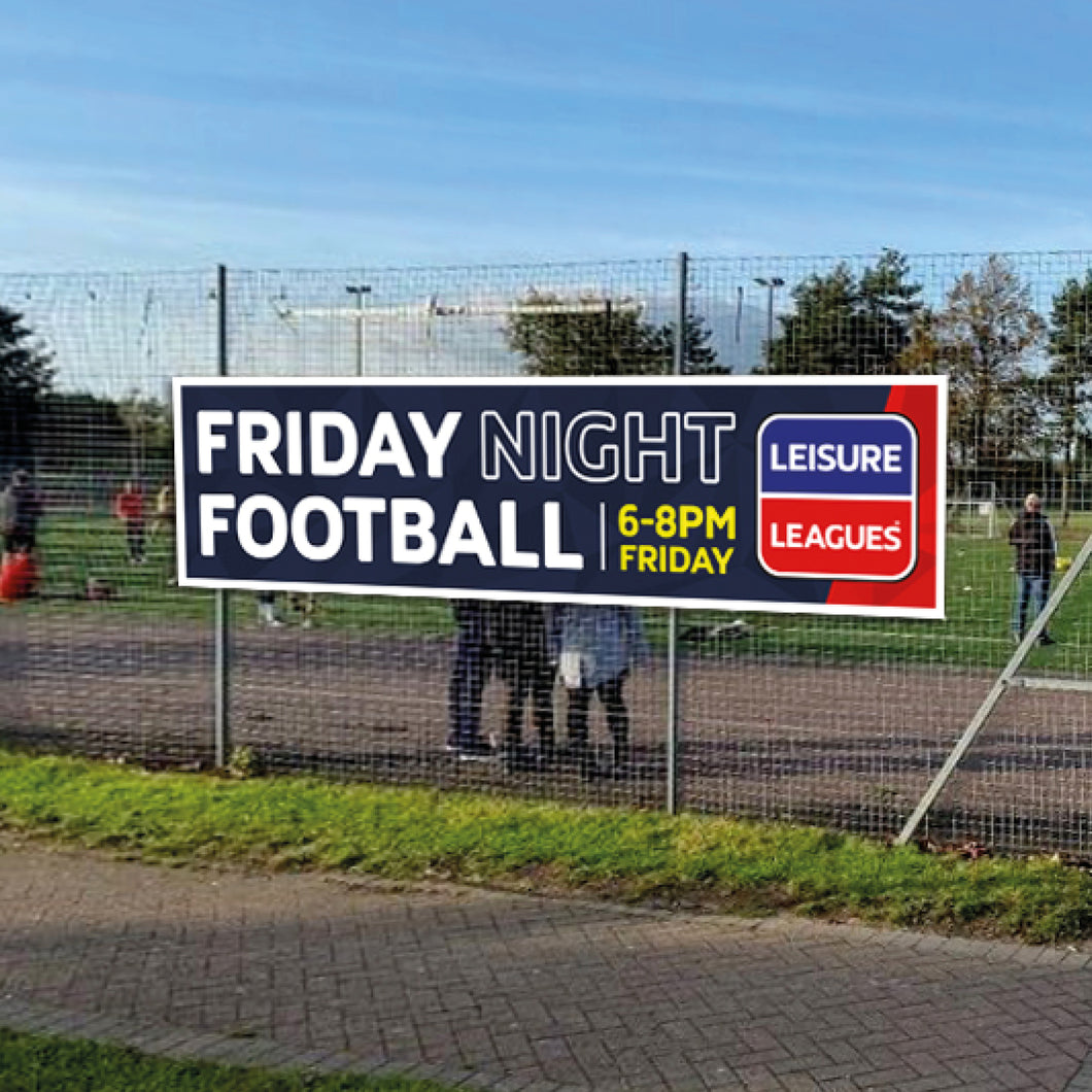 Friday Night Football Banner 8ft x 2ft