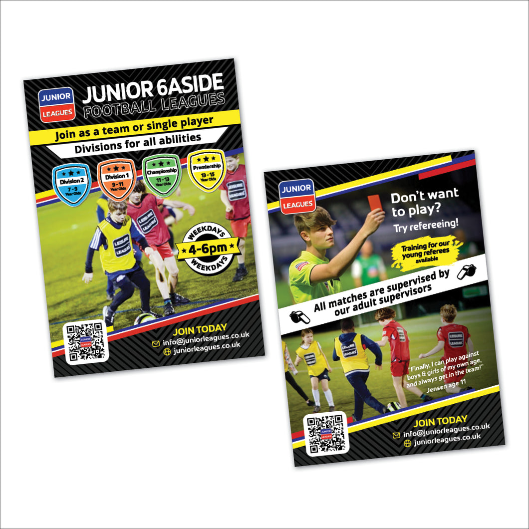 Junior League A5 QR code Flyer