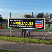 Load image into Gallery viewer, Junior Leagues 8ft x 2ft Banner
