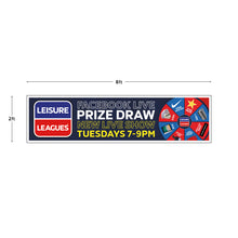 Load image into Gallery viewer, Prize Draw Banner 8ft x 2ft
