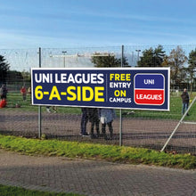 Load image into Gallery viewer, Uni Leagues Banner 8ft x 2ft
