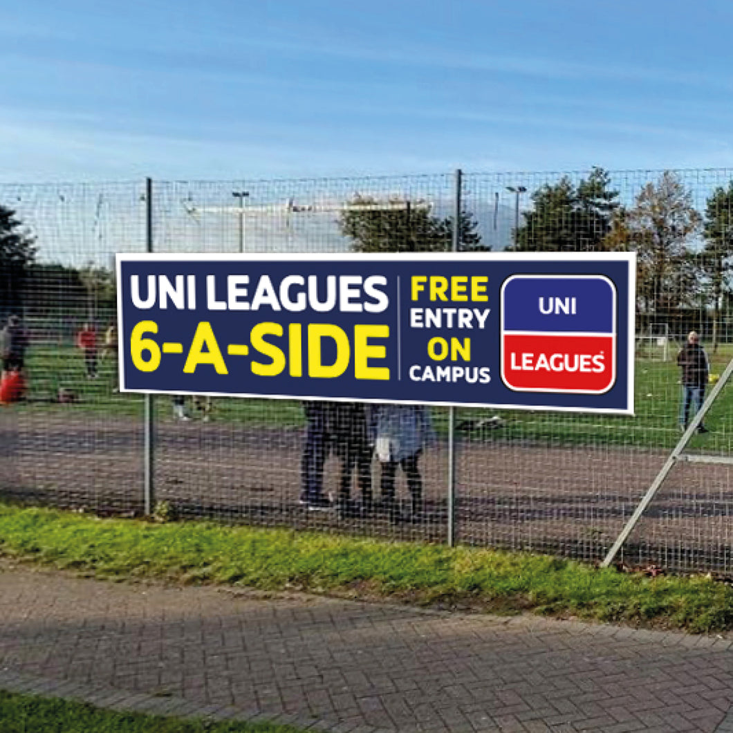Uni Leagues Banner 8ft x 2ft